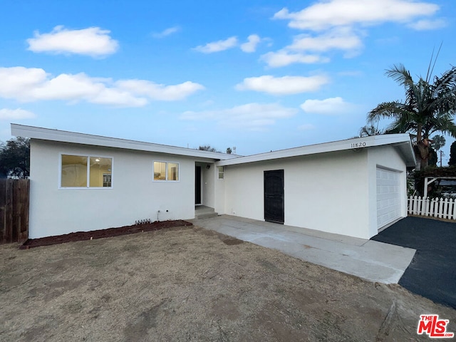 view of ranch-style home