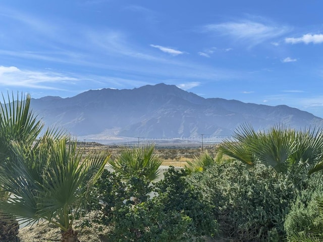 view of mountain feature