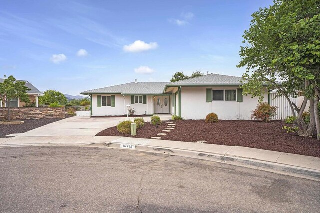 view of ranch-style house