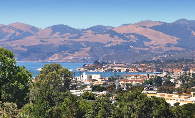 property view of mountains with a water view