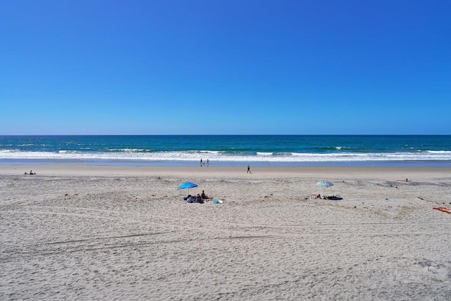 water view with a beach view