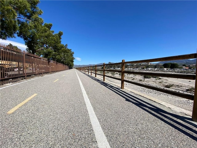 view of road