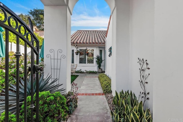 view of property entrance