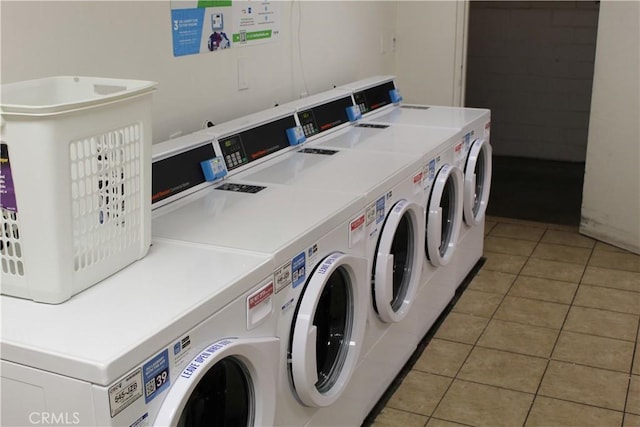 6405 Green Valley Cir Unit 209, Culver City, CA 90230 - community laundry with independent washer and dryer and light tile patterned floors