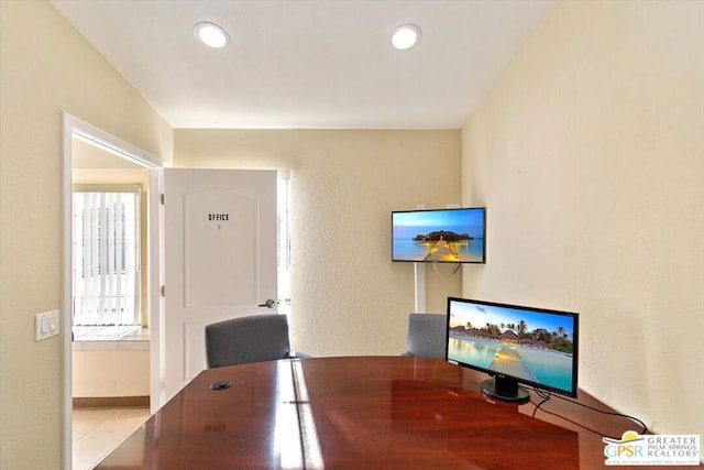 view of dining room