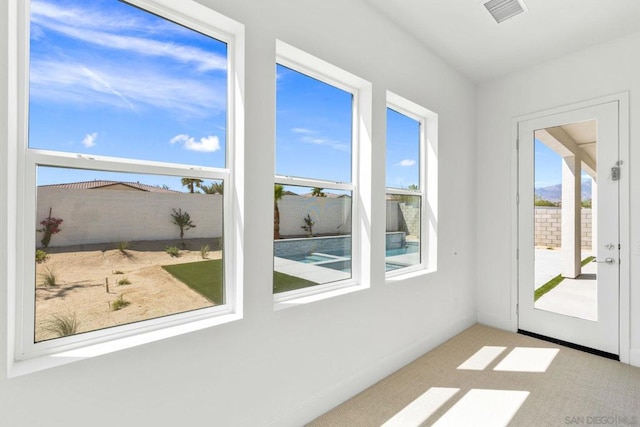 doorway featuring plenty of natural light