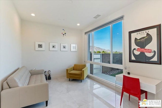 view of sitting room