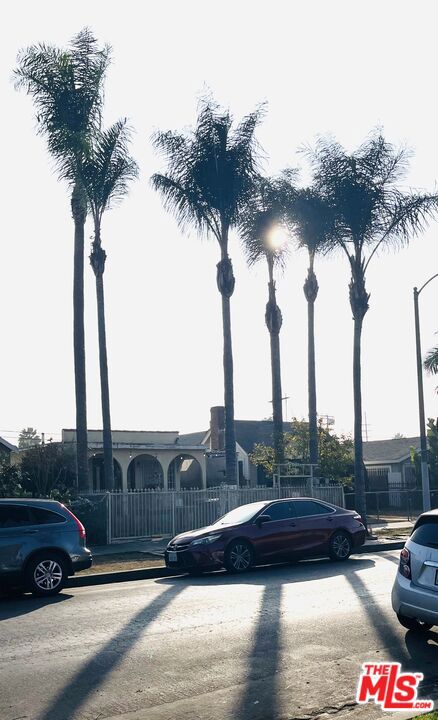 view of parking / parking lot