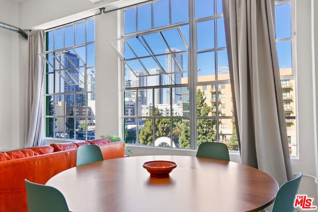 view of dining area