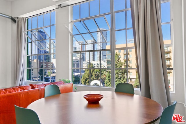 view of dining room