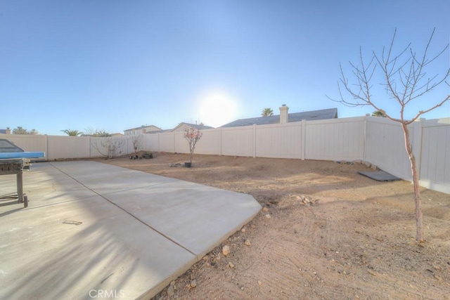 view of yard featuring a patio