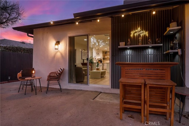 bar with carpet floors