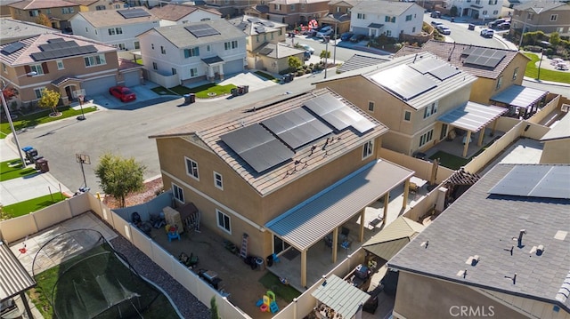 drone / aerial view featuring a residential view