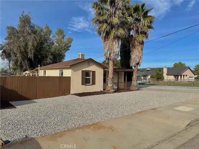 view of front of home