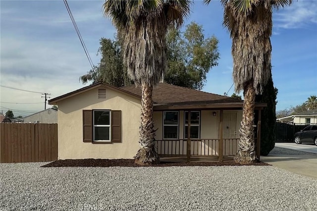 bungalow-style house featuring a porch