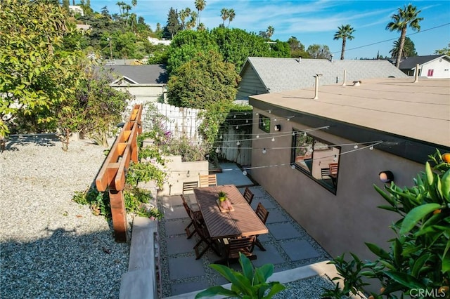 exterior space featuring a patio area