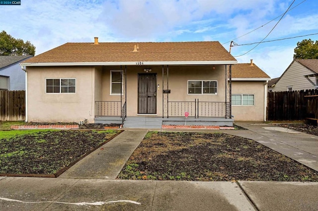 bungalow-style house with a porch