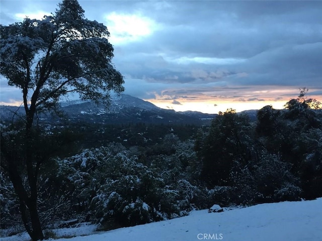 view of mountain feature