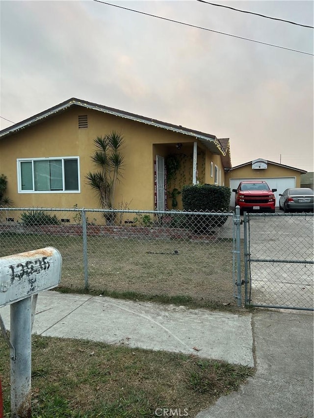 view of front of home