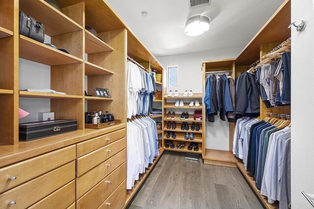 1107 Majestad Ln, Chula Vista, CA 91910 - spacious closet featuring visible vents and wood finished floors
