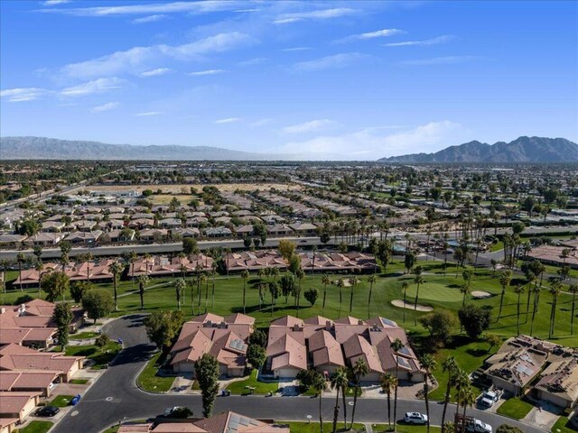 aerial view featuring a mountain view