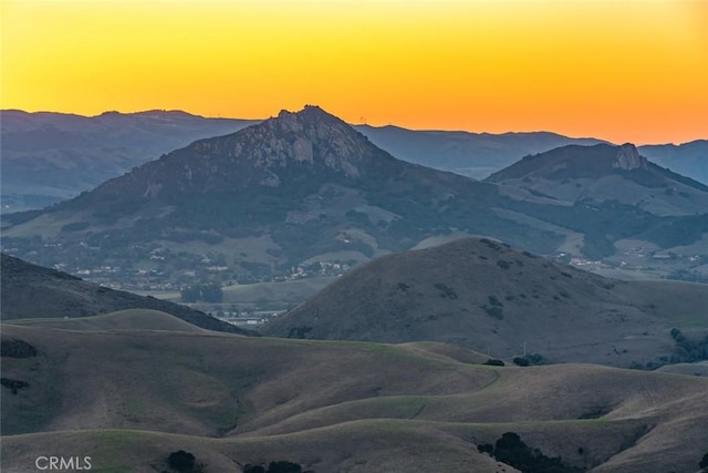 view of mountain feature