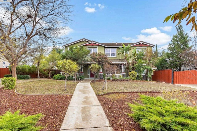 view of front of property