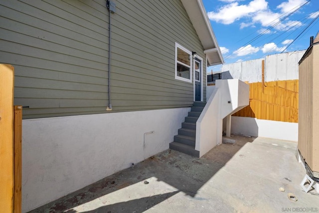 exterior space featuring a patio area