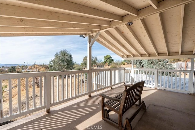 view of patio