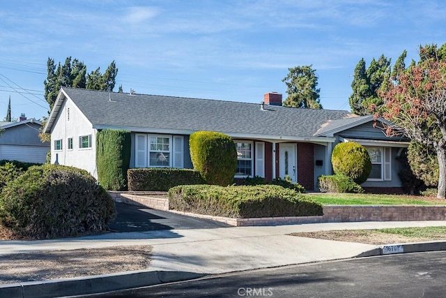 view of ranch-style home