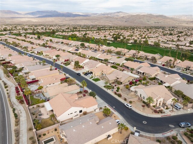 aerial view featuring a mountain view