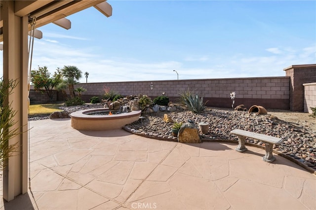 view of patio