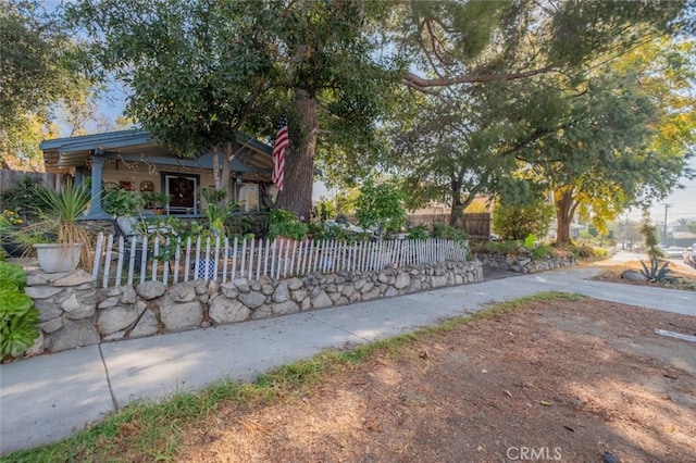 view of front of home