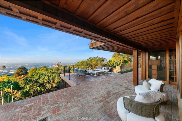 view of patio / terrace with outdoor lounge area