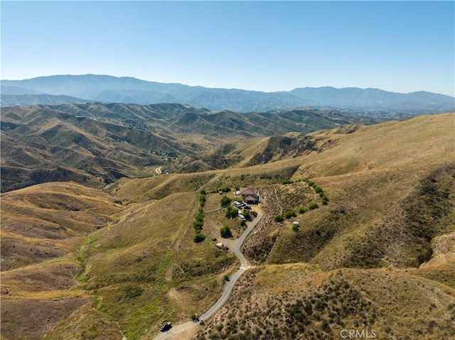 view of mountain feature