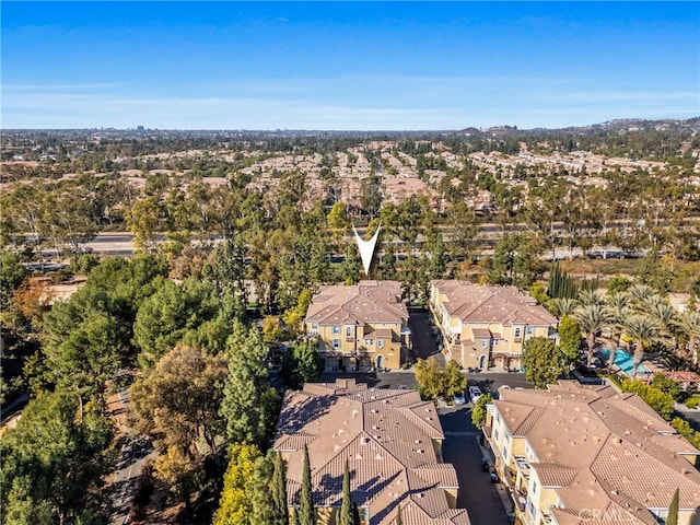 bird's eye view featuring a residential view