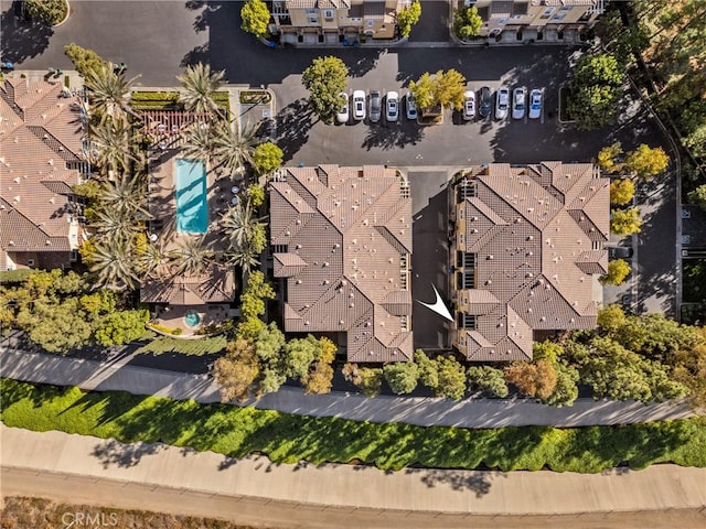 bird's eye view featuring a residential view