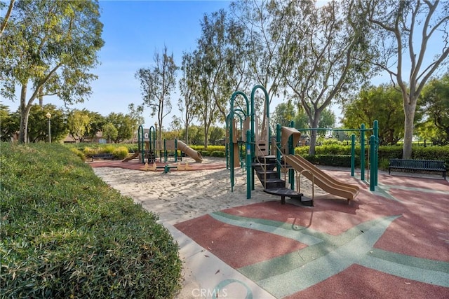 view of jungle gym