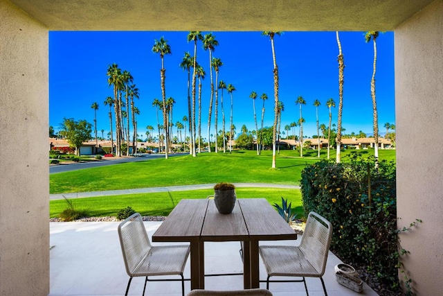 view of patio