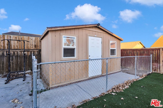 view of outbuilding