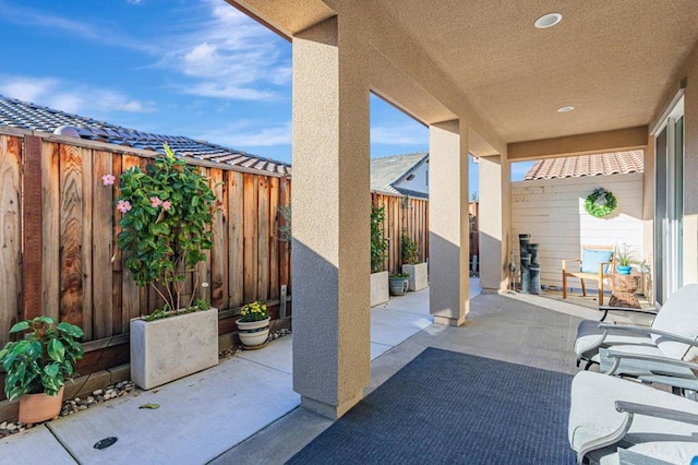 view of patio / terrace