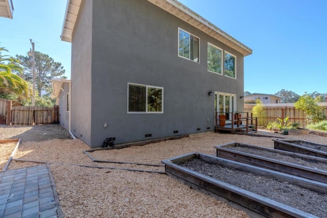 view of rear view of property