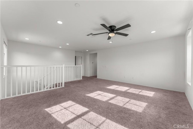 empty room featuring carpet floors