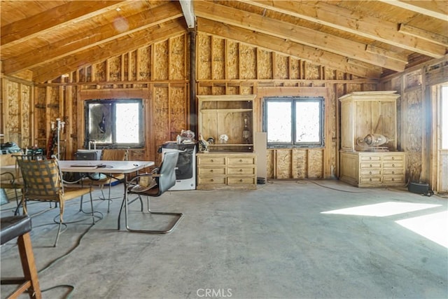 interior space with a wealth of natural light