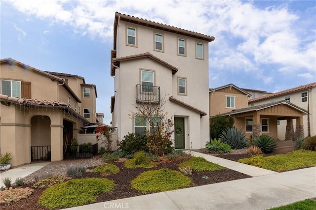 view of mediterranean / spanish house