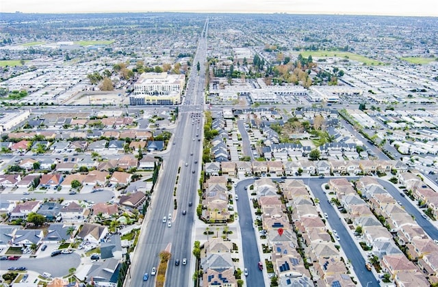 drone / aerial view featuring a residential view