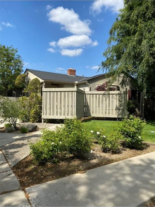 view of back of property