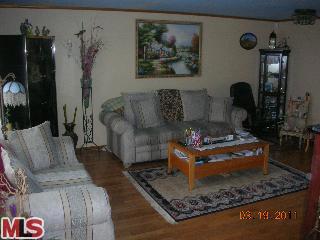 living room featuring hardwood / wood-style flooring