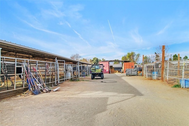 view of vehicle parking