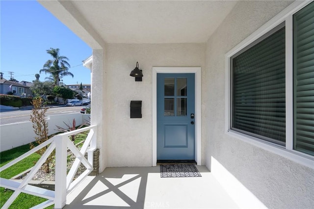 view of entrance to property